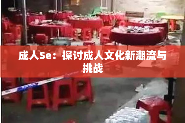 成人Se：探讨成人文化新潮流与挑战
