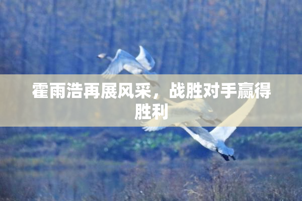 霍雨浩再展风采，战胜对手赢得胜利