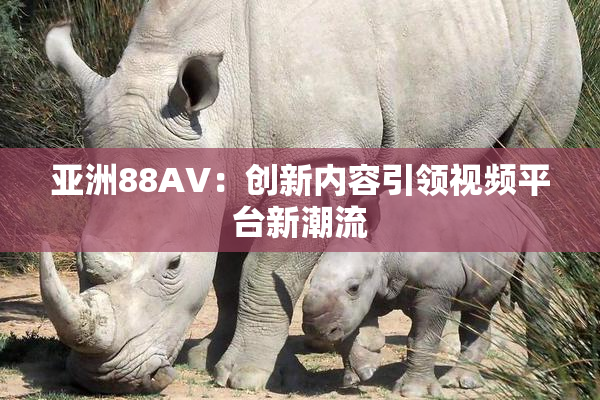 亚洲88AV：创新内容引领视频平台新潮流