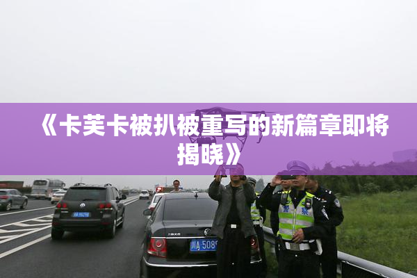 《卡芙卡被扒被重写的新篇章即将揭晓》