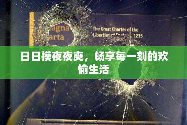 日日摸夜夜爽，畅享每一刻的欢愉生活