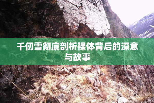 千仞雪彻底剖析裸体背后的深意与故事