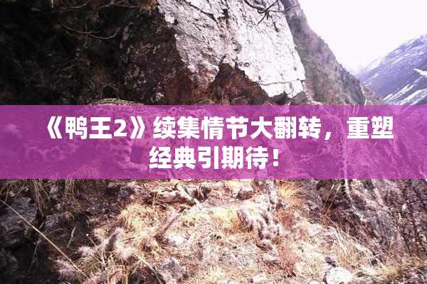 《鸭王2》续集情节大翻转，重塑经典引期待！