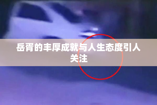 岳胥的丰厚成就与人生态度引人关注