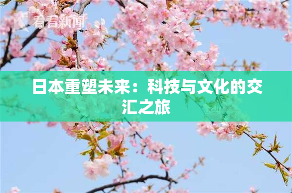日本重塑未来：科技与文化的交汇之旅