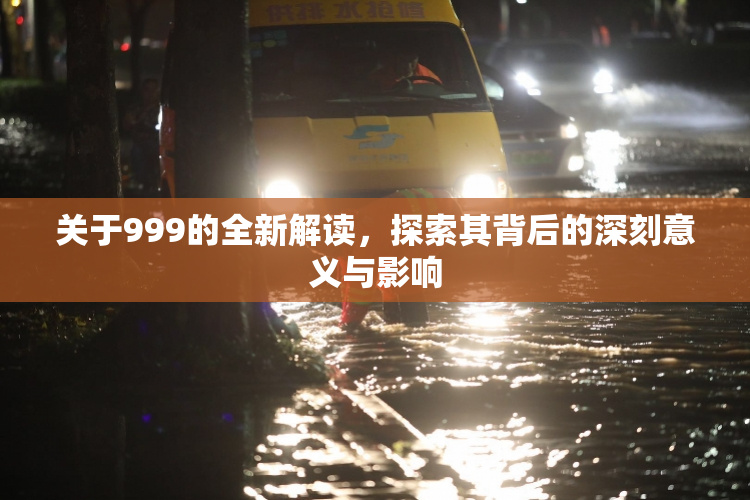 关于999的全新解读，探索其背后的深刻意义与影响