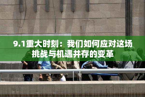 9.1重大时刻：我们如何应对这场挑战与机遇并存的变革