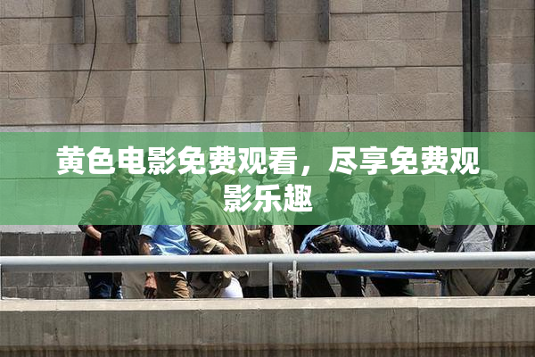 黄色电影免费观看，尽享免费观影乐趣