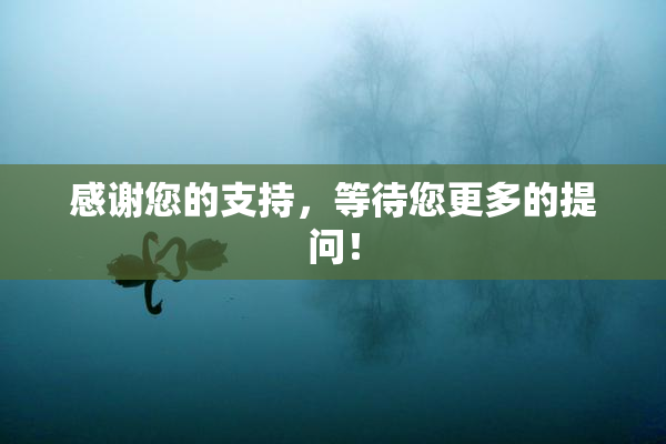 感谢您的支持，等待您更多的提问！