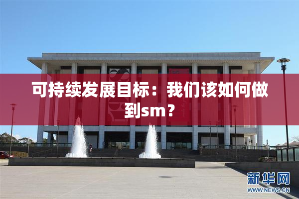 可持续发展目标：我们该如何做到sm？
