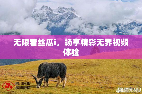 无限看丝瓜i，畅享精彩无界视频体验