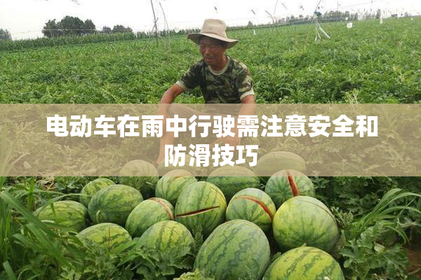 电动车在雨中行驶需注意安全和防滑技巧