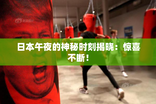 日本午夜的神秘时刻揭晓：惊喜不断！
