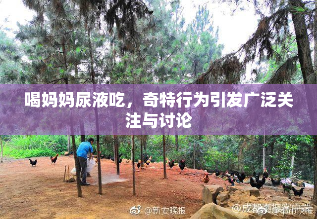 喝妈妈尿液吃，奇特行为引发广泛关注与讨论
