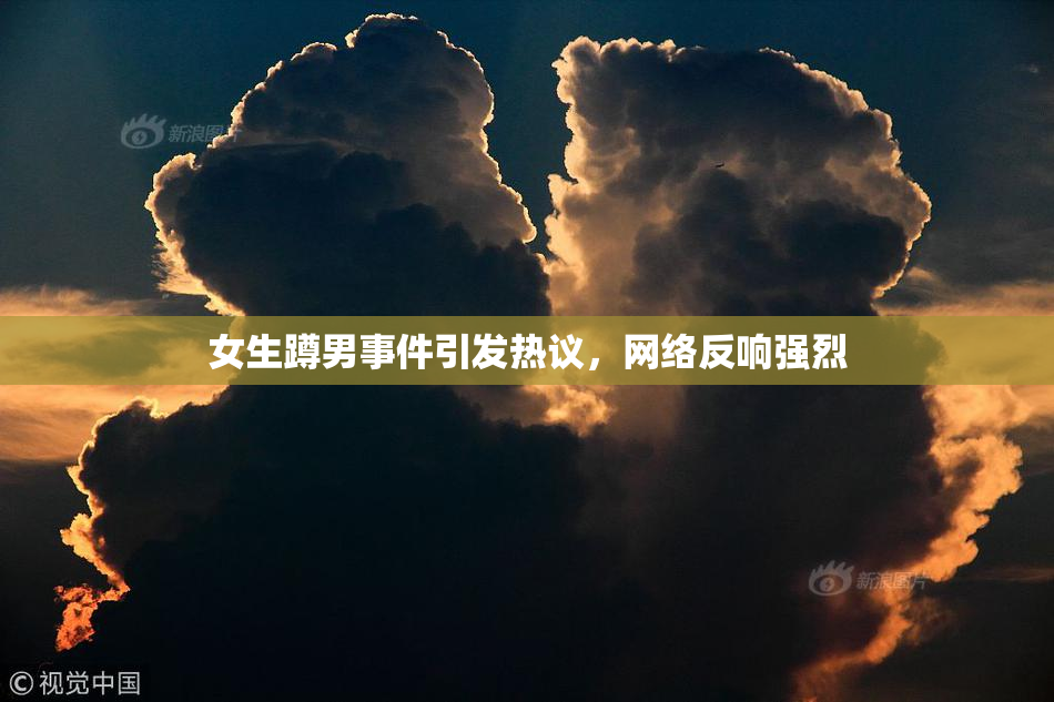 女生蹲男事件引发热议，网络反响强烈