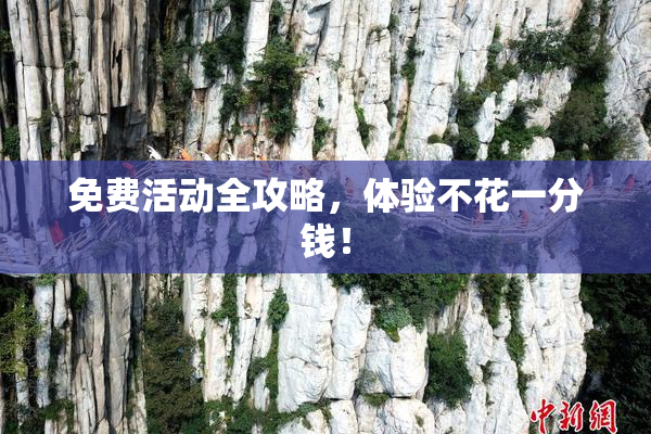 免费活动全攻略，体验不花一分钱！