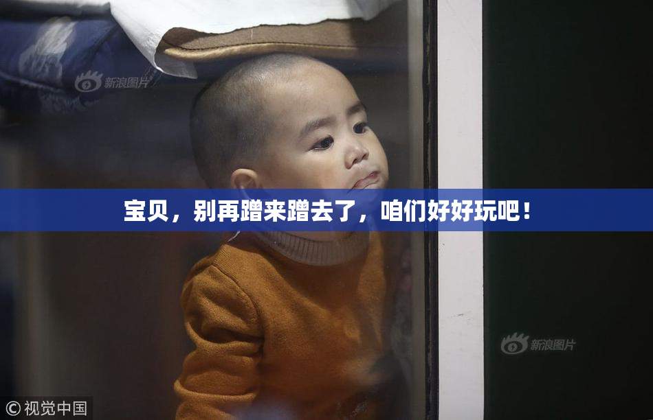 宝贝，别再蹭来蹭去了，咱们好好玩吧！