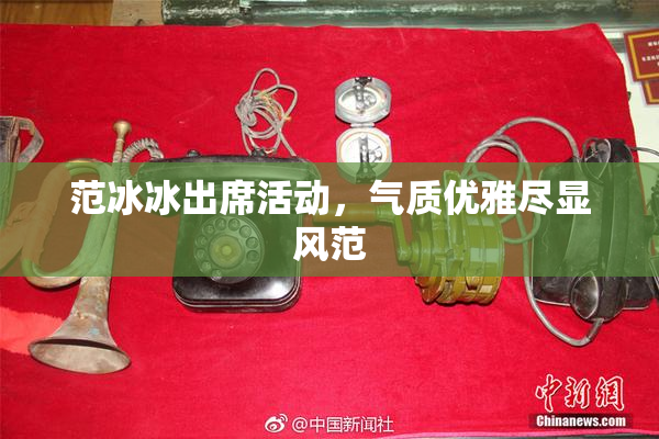 范冰冰出席活动，气质优雅尽显风范
