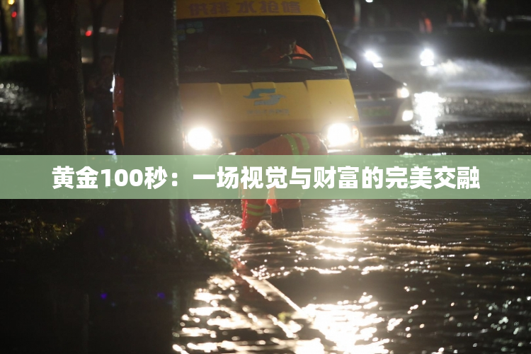 黄金100秒：一场视觉与财富的完美交融