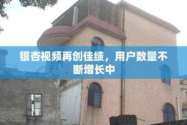 银杏视频再创佳绩，用户数量不断增长中