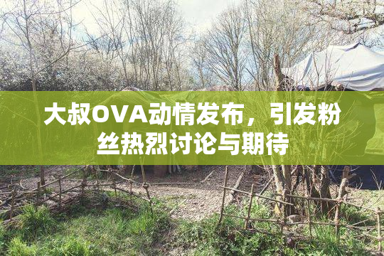 大叔OVA动情发布，引发粉丝热烈讨论与期待
