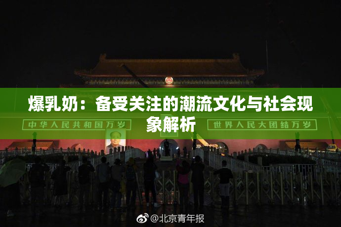 爆乳奶：备受关注的潮流文化与社会现象解析