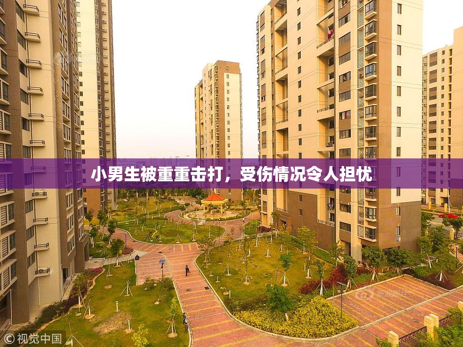 小男生被重重击打，受伤情况令人担忧