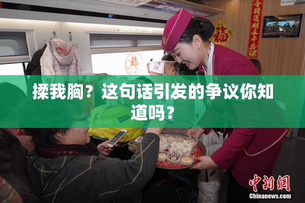 揉我胸？这句话引发的争议你知道吗？