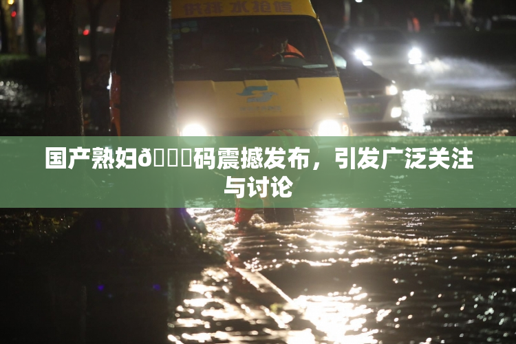 国产熟妇🈚码震撼发布，引发广泛关注与讨论