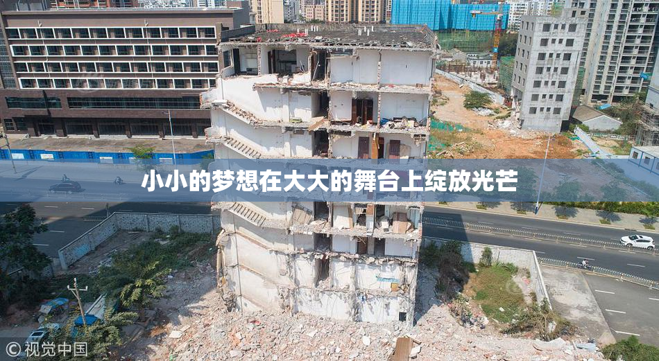 小小的梦想在大大的舞台上绽放光芒