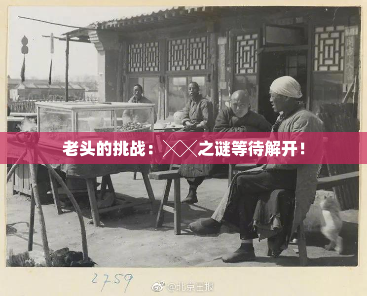 老头的挑战：╳╳之谜等待解开！