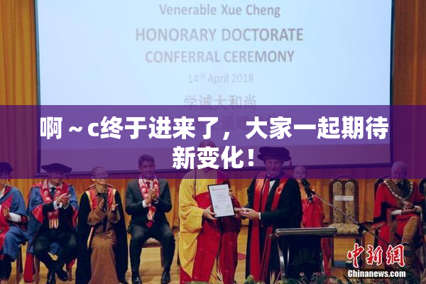 啊～c终于进来了，大家一起期待新变化！