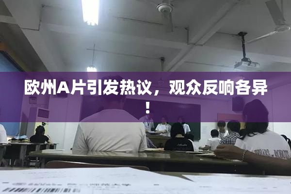 欧州A片引发热议，观众反响各异！