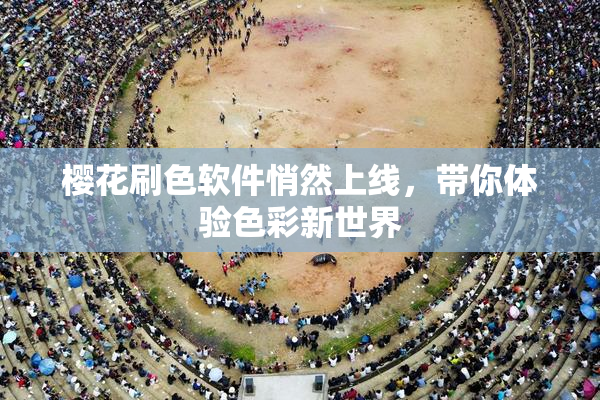 樱花刷色软件悄然上线，带你体验色彩新世界