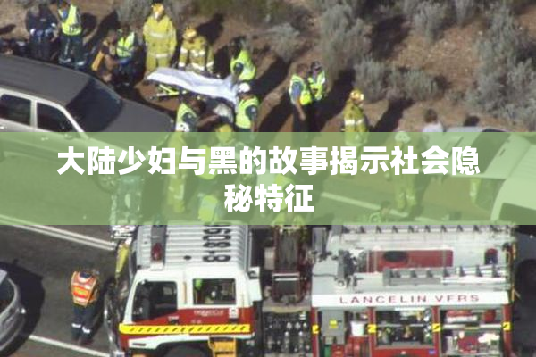 大陆少妇与黑的故事揭示社会隐秘特征