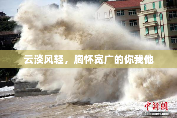 云淡风轻，胸怀宽广的你我他