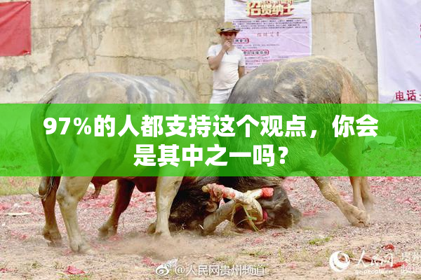 97%的人都支持这个观点，你会是其中之一吗？