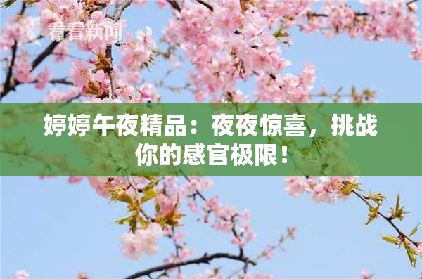 婷婷午夜精品：夜夜惊喜，挑战你的感官极限！