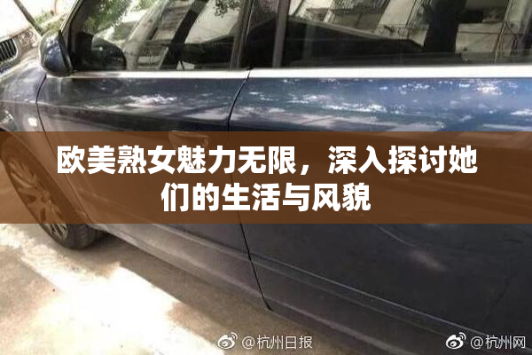 欧美熟女魅力无限，深入探讨她们的生活与风貌