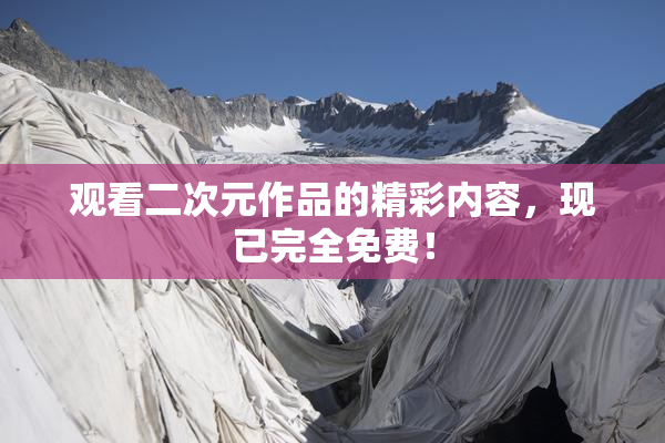 观看二次元作品的精彩内容，现已完全免费！