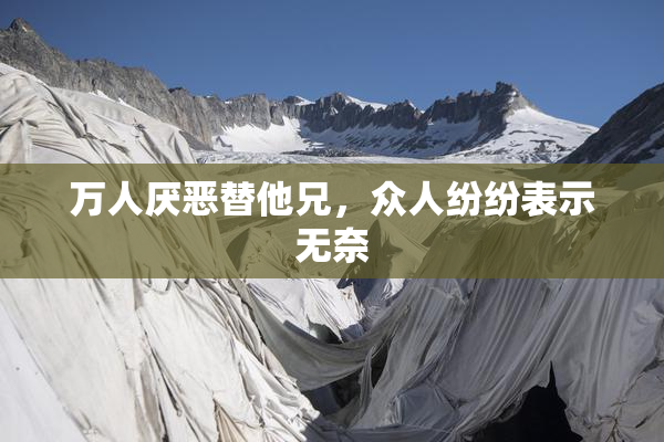 万人厌恶替他兄，众人纷纷表示无奈