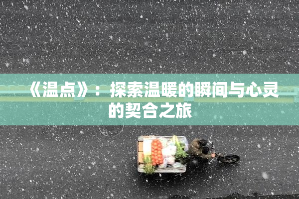 《温点》：探索温暖的瞬间与心灵的契合之旅