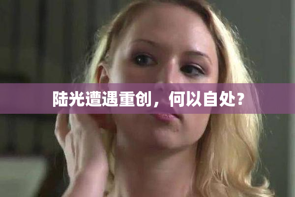 陆光遭遇重创，何以自处？