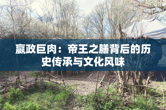 嬴政巨肉：帝王之膳背后的历史传承与文化风味
