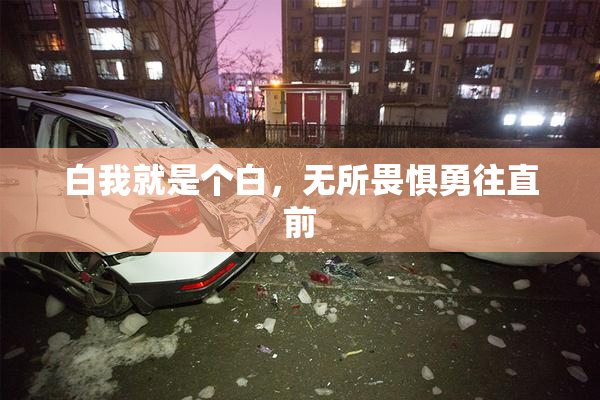 白我就是个白，无所畏惧勇往直前