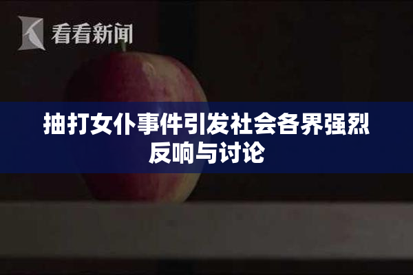 抽打女仆事件引发社会各界强烈反响与讨论