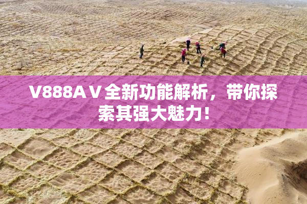 V888AⅤ全新功能解析，带你探索其强大魅力！