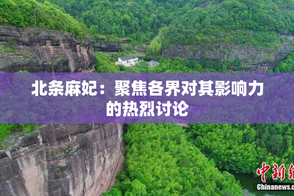 北条麻妃：聚焦各界对其影响力的热烈讨论