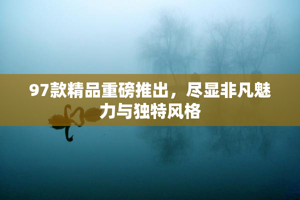 97款精品重磅推出，尽显非凡魅力与独特风格