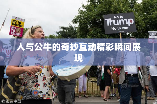 人与公牛的奇妙互动精彩瞬间展现